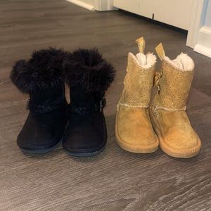 Toddler Boots 2 pairs